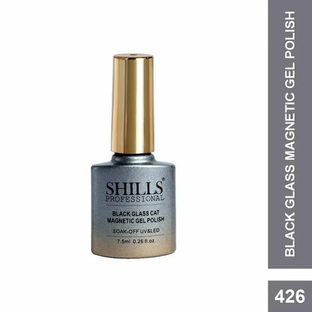 Shills Professional Black Glass Cat Magnetic Gel Polish No.426 (7.5ml)