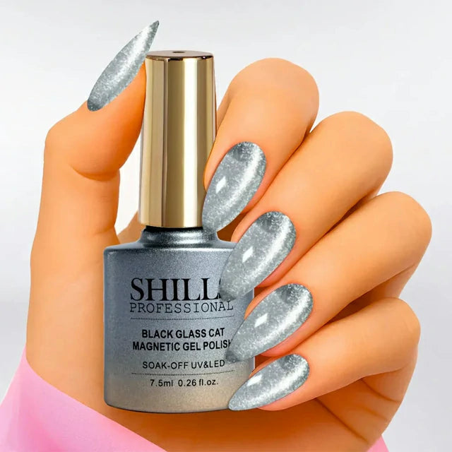 Shills Professional Black Glass Cat Magnetic Gel Polish No.426 (7.5ml)