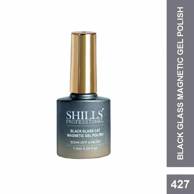 Shills Professional Black Glass Cat Magnetic Gel Polish No.427 (7.5ml)