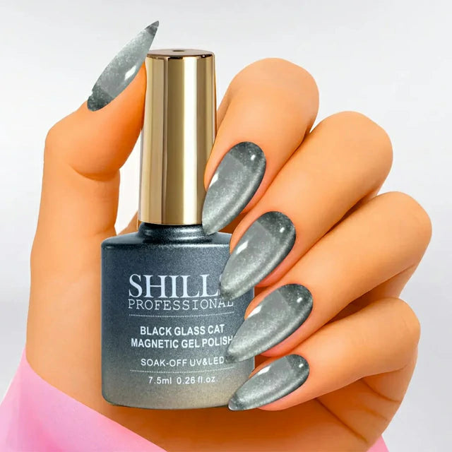 Shills Professional Black Glass Cat Magnetic Gel Polish No.427 (7.5ml)