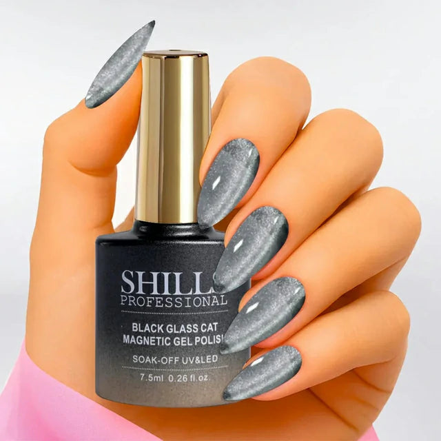 Shills Professional Black Glass Cat Magnetic Gel Polish No.430 (7.5ml)