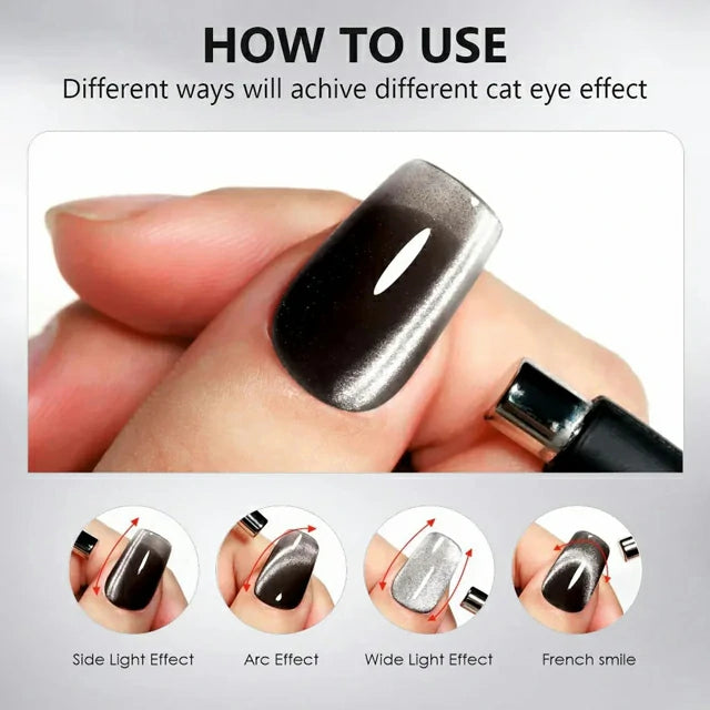 Shills Professional Black Glass Cat Magnetic Gel Polish No.431 (7.5ml)