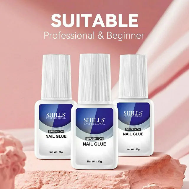 Shills Professional Brush-On Nail Glue (20gm)