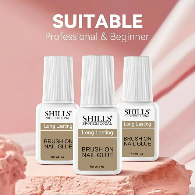 Shills Professional Brush On Nail Glue (7Gm)