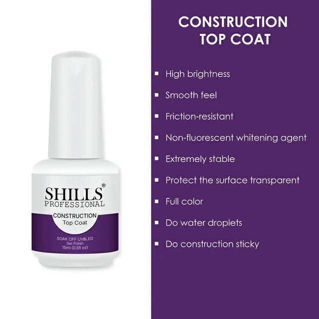 Shills Professional Construction Top Coat (15ml)