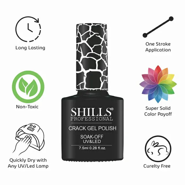 Shills Professional Crackle Gel Polish - 275 (7.5ml)