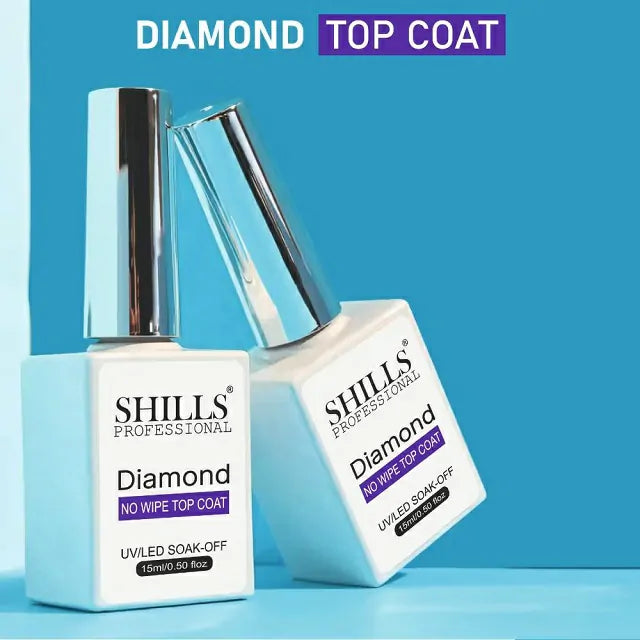 Shills Professional Diamond No Wipe Top Coat (15ml)