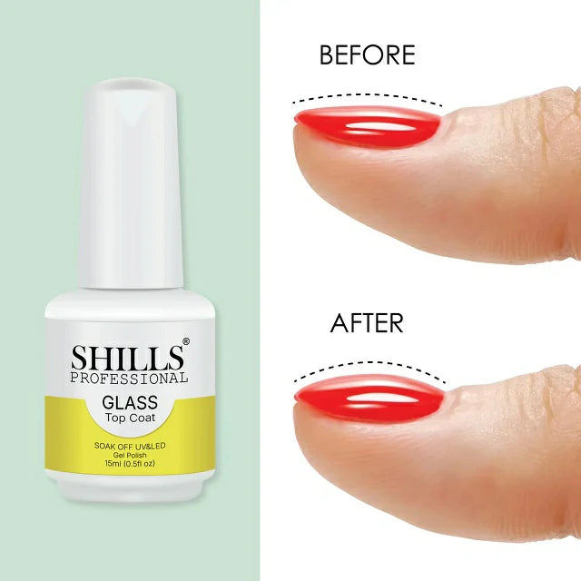 Shills Professional Glass Top Coat (15ml)