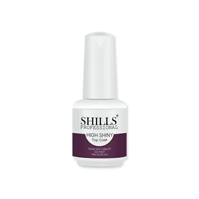 Shills Professional High Shiny Top Coat (15ml)