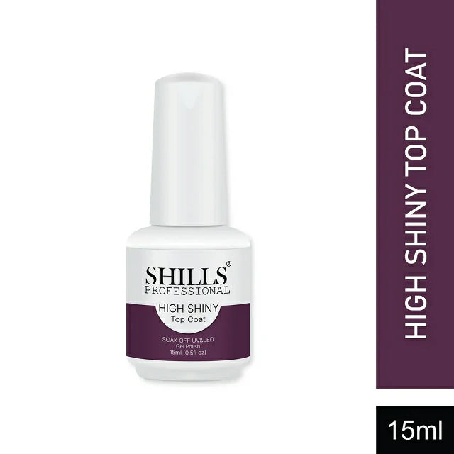 Shills Professional High Shiny Top Coat (15ml)