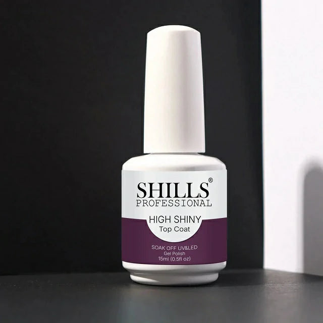 Shills Professional High Shiny Top Coat (15ml)