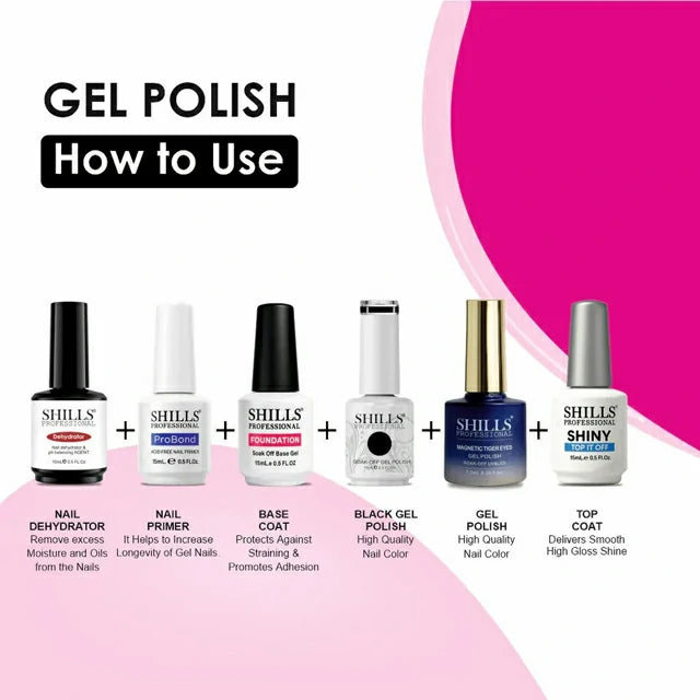 Shills Professional Magnetic Tiger Eyes Gel Polish (7.5ml) (SPG-411)