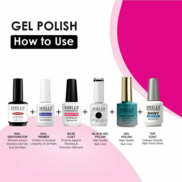 Shills Professional Magnetic Tiger Eyes Gel Polish (7.5ml) (SPG-417)