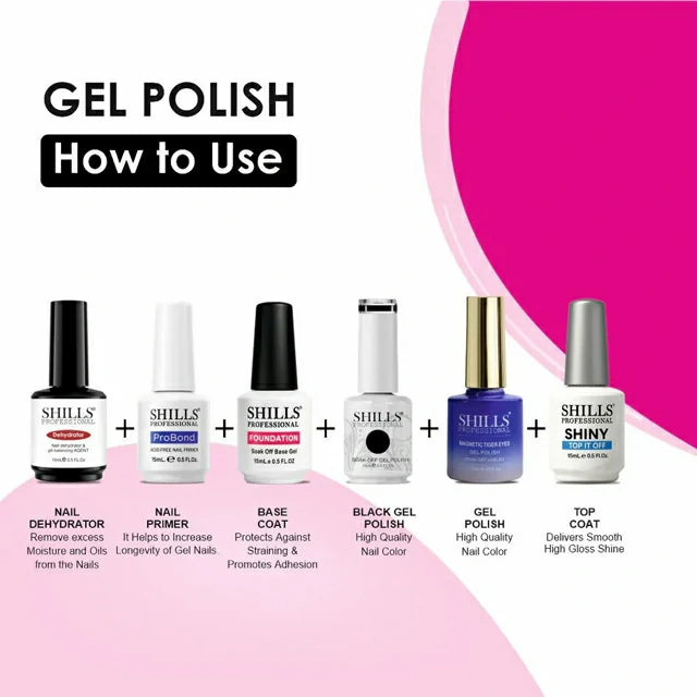 Shills Professional Magnetic Tiger Eyes Gel Polish (7.5ml) (SPG-418)