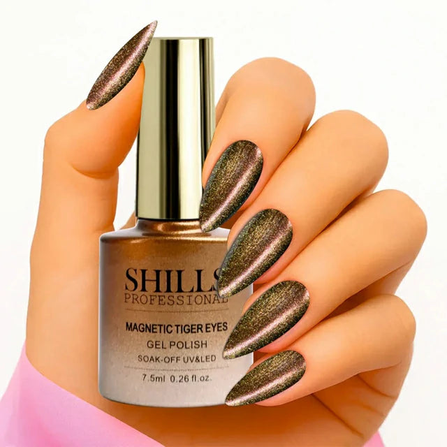 Shills Professional Magnetic Tiger Eyes Gel Polish (7.5ml) (SPG-419)