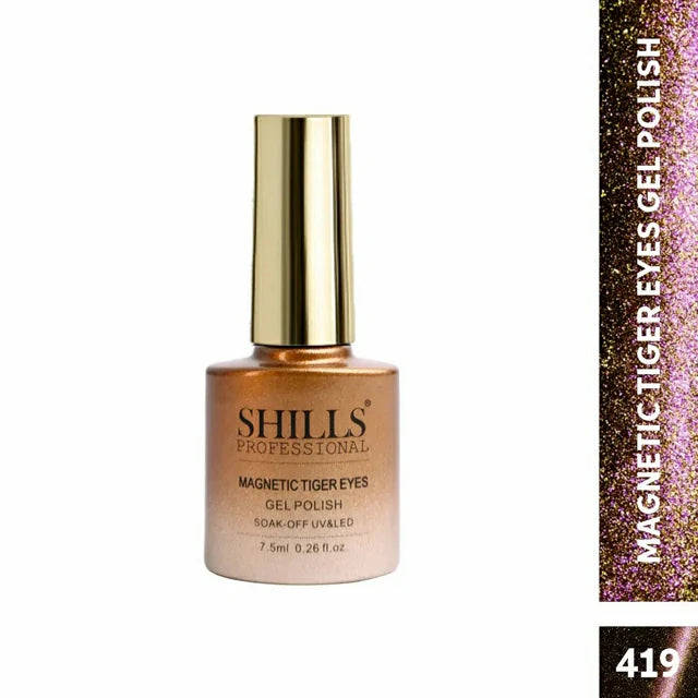 Shills Professional Magnetic Tiger Eyes Gel Polish (7.5ml) (SPG-419)