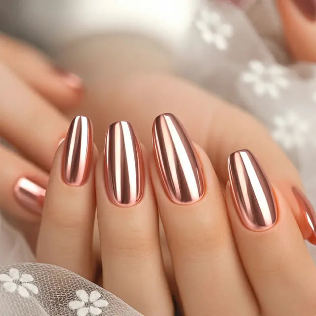 Shills Professional Metallic Color Gel Pots (5ml) (Rose Gold-A413)