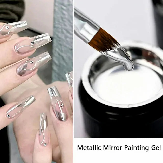 Shills Professional Metallic Color Gel Pots (5ml) (Silver-A411)