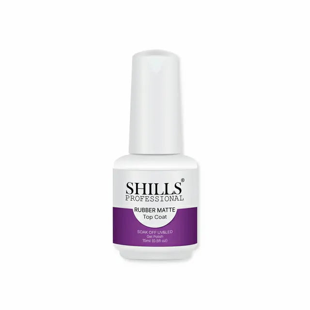 Shills Professional Rubber Matte Top Coat (15ml)