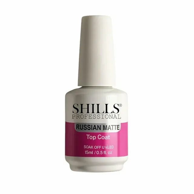 Shills Professional Russian Matte Top Coat (15ml)