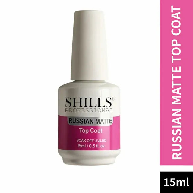 Shills Professional Russian Matte Top Coat (15ml)