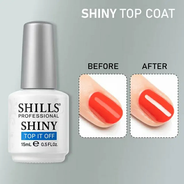 Shills Professional Shiny Top Coat (15ml)