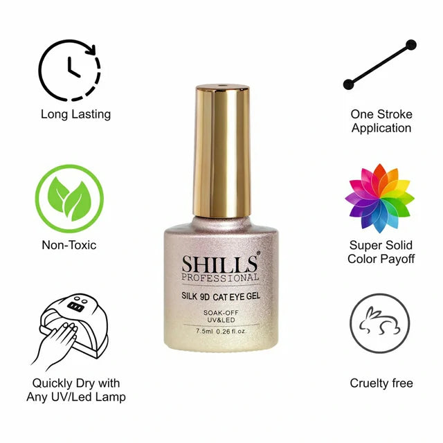 Shills Professional Silk 9D Cat Eye Gel Polish (7.5ml) (SPG-359)