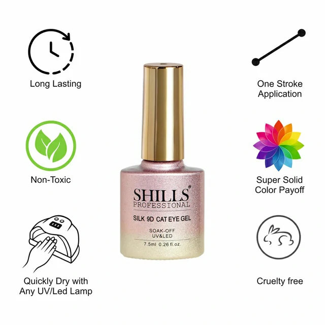 Shills Professional Silk 9D Cat Eye Gel Polish (7.5ml) (SPG-360)