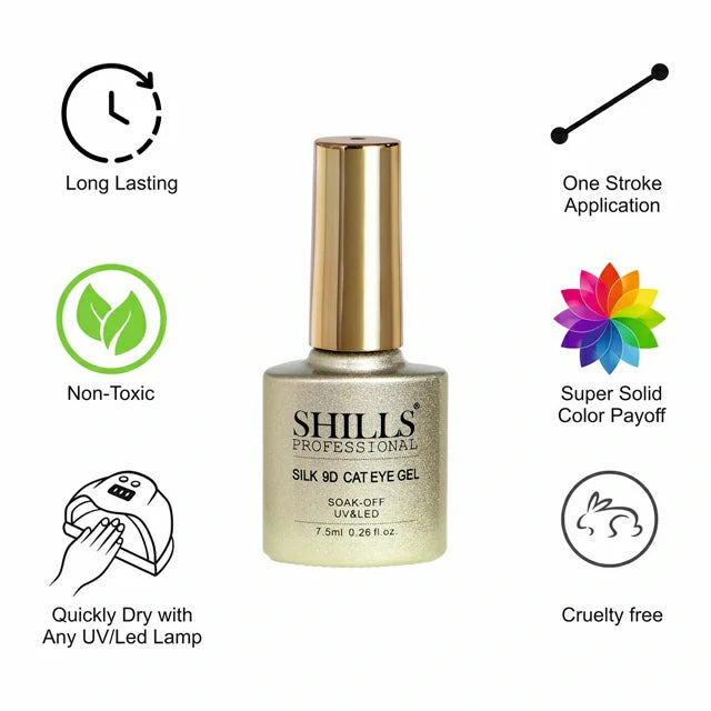 Shills Professional Silk 9D Cat Eye Gel Polish (7.5ml) (SPG-361)