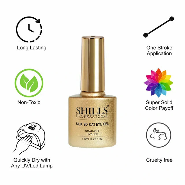 Shills Professional Silk 9D Cat Eye Gel Polish (7.5ml) (SPG-362)