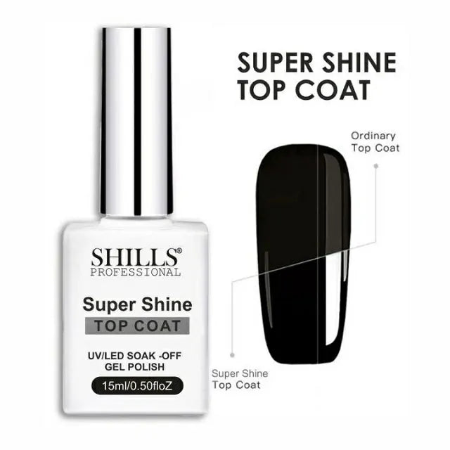 Shills Professional Super Shine Top Coat (15ml)