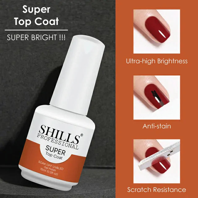 Shills Professional Super Top Coat (15ml)