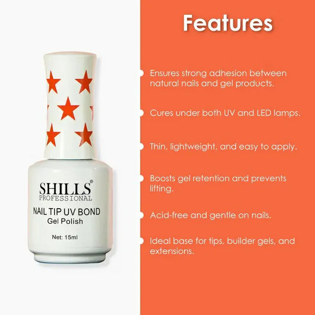 Shills Professional Super Nail Tip UV Bond Gel (15ml)