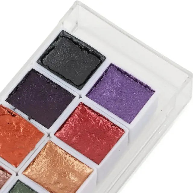 Shimmer Solid Watercolor Vintage (Set Of 12 Colors)