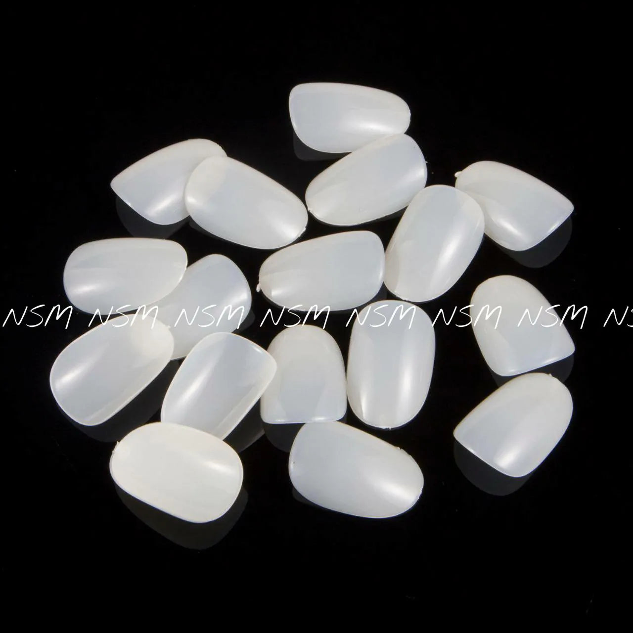 Short Oval Natural Nail Tips (Pack Of 500 Pc)
