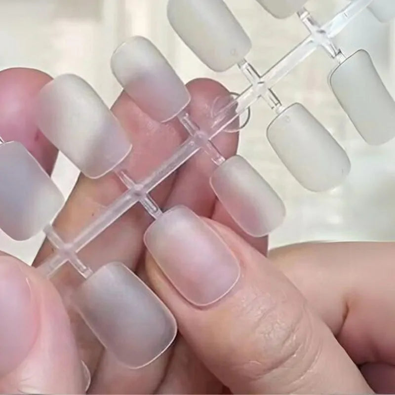 Short Square Pre Buffed Gel Nail Tips Box (300 Pcs)
