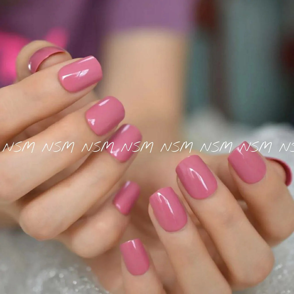 Short Square Press On Nail Tips For Children (240 Tips Pack)