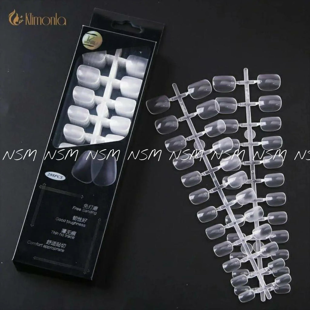 Short Square Press On Nail Tips For Children (240 Tips Pack)