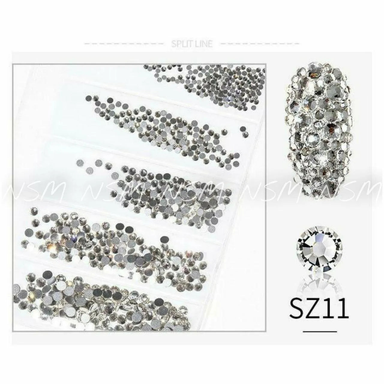 Silver Rhinestone Sheets