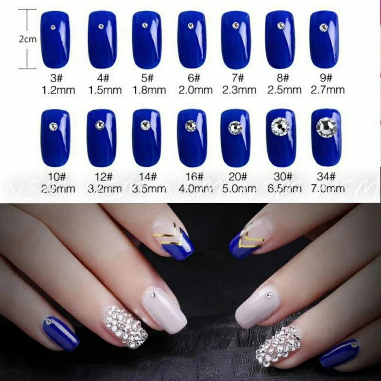 Silver Rhinestone Sheets