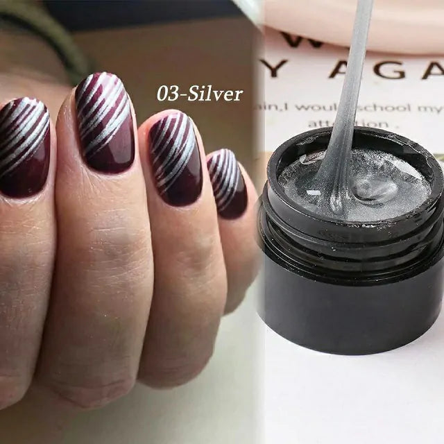 Silver Spider Nail Gel (5ml)