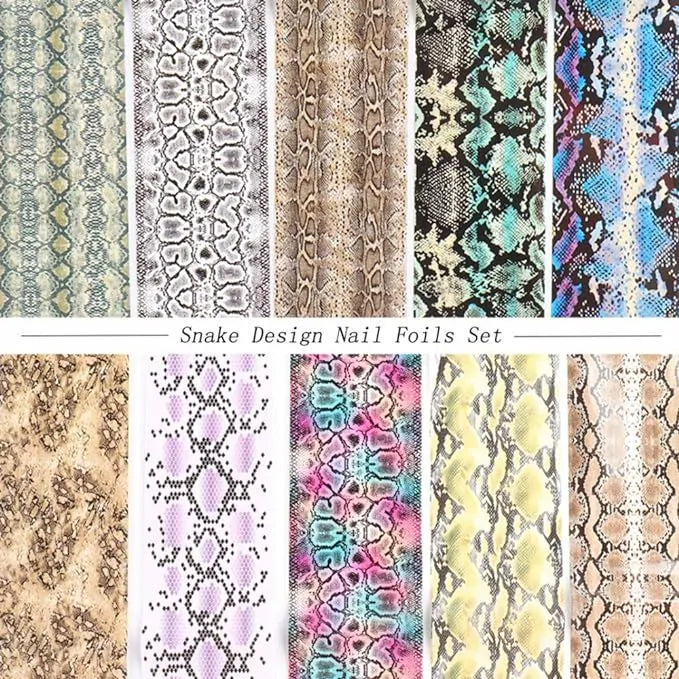 Snake Skin Print Transfer Foil Box