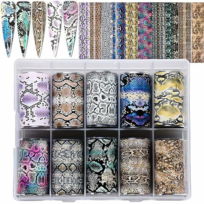 Snake Skin Print Transfer Foil Box