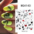 Snakes &amp; Hearts Water Decal Sticker Sheets (WG4143)
