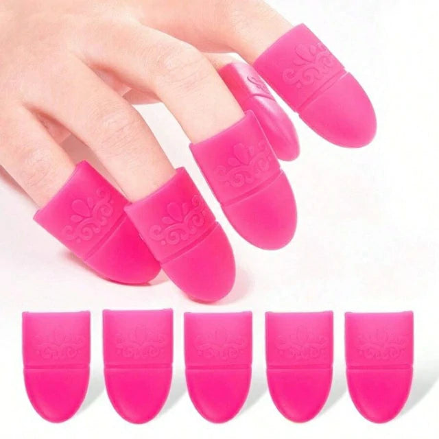 Soak-Off Gel Nail Remover Silicone Caps (5 Pc)