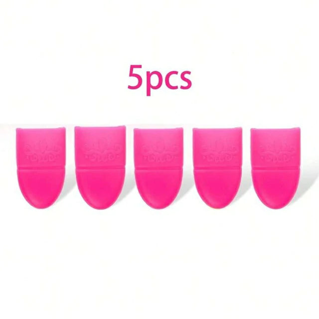Soak-Off Gel Nail Remover Silicone Caps (5 Pc)