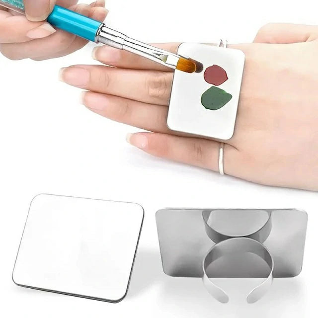 Stainless Steel Ring Mixing Palette