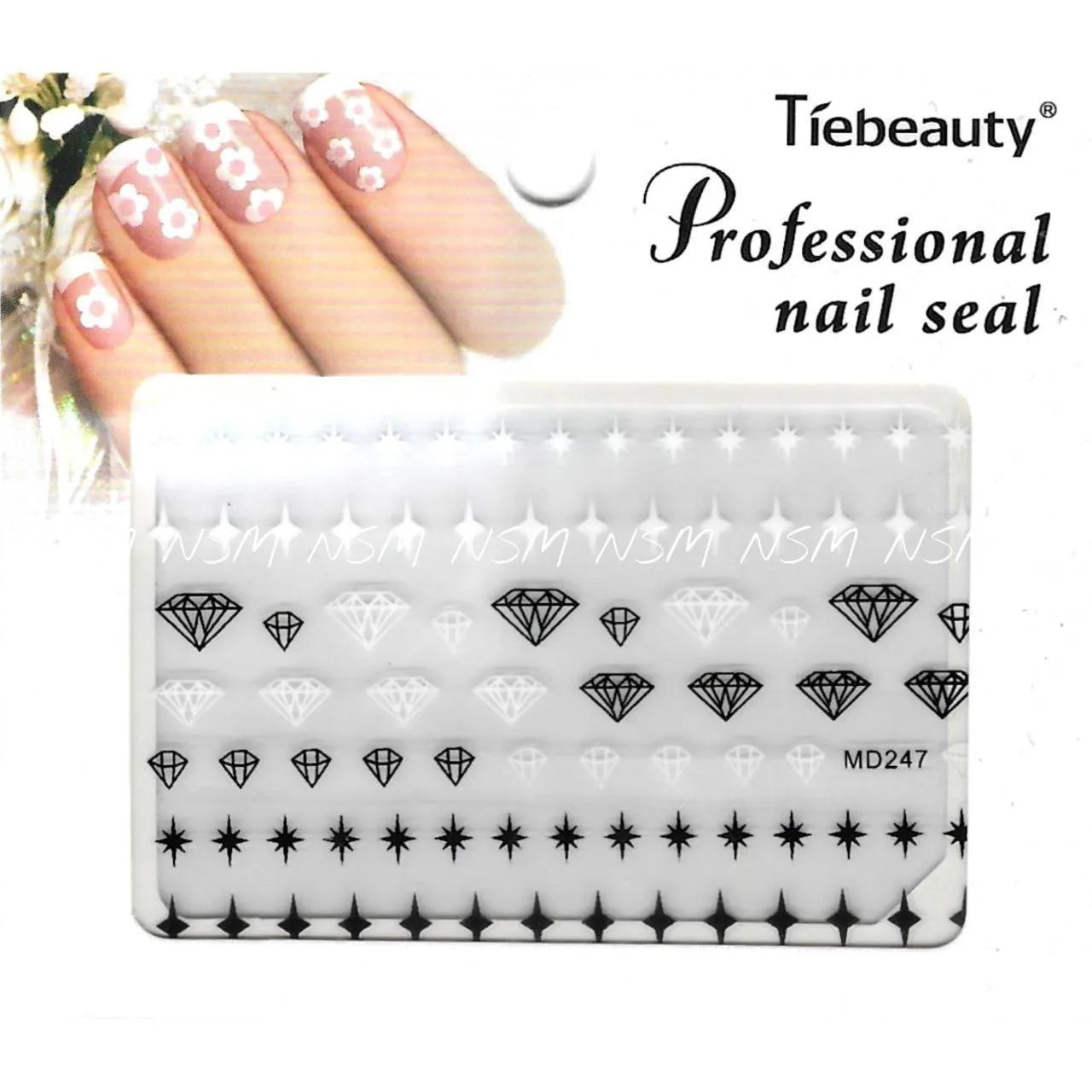 Stars And Diamonds Transparent Base Sticker Sheets (MD247)