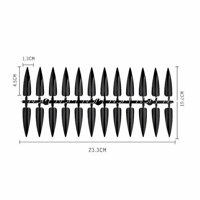 Stilleto Shape Practice Nail Tips (240 Pcs)