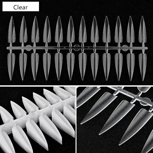 Stilleto Shape Practice Nail Tips (240 Pcs)
